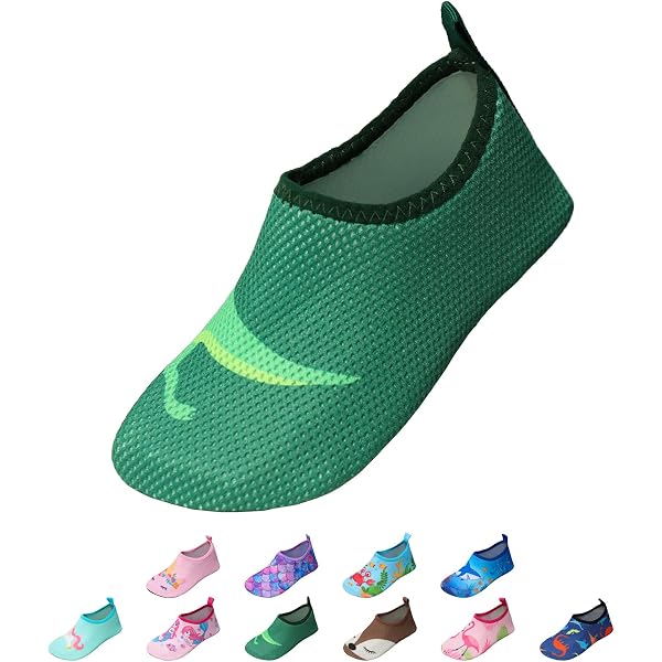 Saguaro Chaussures Aquatiques Homme Femme Chaussure De Plage Chaussure Deau Chausson Pour Piscine Mer Plonge Antidrapante Schage Rapide Vert Gr 44  8e2af3ca 1e1b 586b 879c F2009b8b88b8