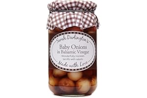 THE GREAT BRITISH CONFECTIONERY COMPANY Mrs Darlington's Baby Oignons au vinaigre balsamique 450 g