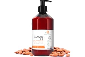 B.O.T COSMETIC & WELLNESS Huile Amande Douce Bio, Pressée à Froid, Pure. Huile de Massage Professionel, Huile pour Cheveux et Cils, Hydratant Corps(Mains, Ongles), Visage (Anti-âge), Vergetures Grossesse - 250 ml