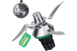 A ABLUMEN Couteau de Remplacement pour Thermomix TM5 TM6 TM7– Lame Mélangeur en Acier Inox 420 – Lames Robot de Cuisine pour Vorwerk Bimby Compatible avec la Machine Originale