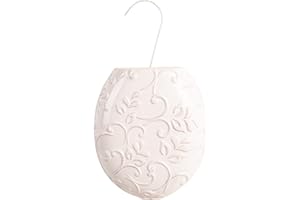montemaggi UMIDIFICATORE OVALE DECORO FIORI IN CERAMICA bianco 15X4X18cm