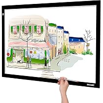 Tablette Lumineuse AGPTEK A3 - LED Réglable - Magnétique - Ultra Fine 0,7cm - Pour Dessin