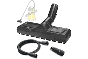 ESTVIIG Boquilla de aspiración en seco para Kärcher WD5, WD6, WD4, WD3, repuesto con manguera de aspiración de 1,2 m y adaptador para aspiradora en seco Kärcher