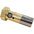 Johnson Tools Pointed Burner (1 No Size) Specially For LPG Flamethrower Gun/Torch Gun (Brass Finish)