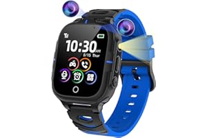 ELEJAFE Smartwatch für Kinder Mit Telefon, SOS, 24 Spiele, MP3 Musik, Wecker, Recorder - Geschenk für Jungen und Mädchen (1 GB Micro-SD-Karte Enthalten)