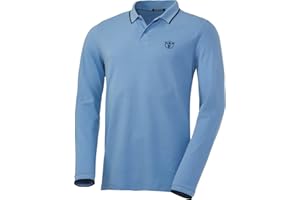 Chiemsee Herren Poloshirt Langarm, 100% Baumwolle, bequemes Polo mit lässigem Kragen, leichtes Langarmshirt, atmungsaktiv & luftdurchlässig, Gr. M-3XL