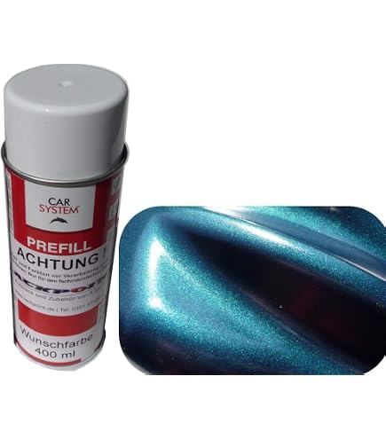 Spray Peinture Auto 400ml Lavagrau Metallic - Couleur Grise Brillant 1K, Marque Lackpoint
