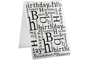 AKADDY Christmas Words Plastic Embossing Folder for Scrapbook DIY Album Card