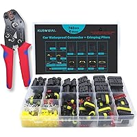 Lot De 352 Connecteurs électriques étanches Pour Voiture, 1, 2, 3 Ou 4 Broches Assortiment De Bornes Pour Moto Voiture Scooter Camion Bateau 96900435