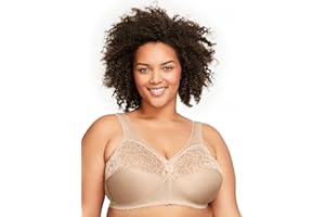 Glamorise Women's Plus Size MagicLift Original Support Bra Wirefree #1000
