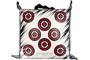 ‎BSW STRONGHOLD Stronghold UltraStop 40x40x23cm I Zielscheibe für Bögen & Armbrüste I Ziel für Bogen & Armbrust I müheloses Herausziehen der Pfeile I Leicht & kompakt