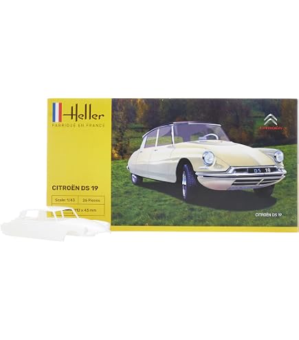 Heller Citroën 2 CV – Maquette 1/43ème, 21 Pièces, Débutant – Icône Française Des Années 50