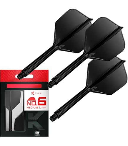 JANDH 15 Tiges De Fléchettes En Aluminium Noir - Arbres 40mm 2BA Universelles Pour Fléchettes Pointe Souple Ou Acier