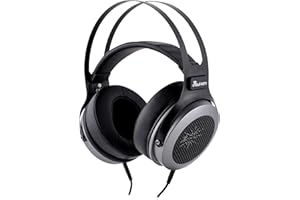 Linsoul Kiwi Ears Altruva słuchawki nauszne HiFi Monitoring Słuchawki z dynamicznym sterownikiem 50 mm, przewodowy zestaw słuchawkowy do gier Open Back Stereo do inżynierii audio i gier (BlackGrey)