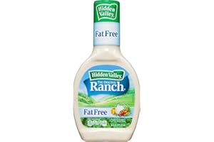 Hidden Valley Origina Ranch Fat Free Dressing (Pack of 2) 16 oz Bottles