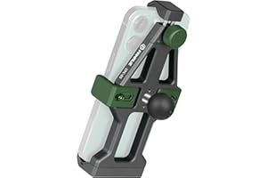 FANAUE Handyhalterung mit 1 Zoll Kugelkopf kompatible mit RAM Mount B Größe Doppelbuchsenarm und Fahrrad Motorrad Telefonhalter für 5.5-7" Smartphones, Anti-Lockerungs-Knopfes Doppelter Schutz.