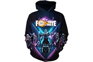 SUYALUOI Battle Royale Spiel Pullover Jungen Hoodie Unisex 3D gedruckt Anime Sweatshirts Mädchen Pullover Langarm Kapuzenpullover