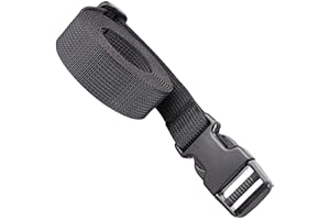 QIANFENSHI 1 Pieza Correa de Nylon,Cinta Mochila,Cinta de Nilón para Bolsos,Cinturon Multifunción de Camarero,Ajustable,con Hebilla de Plástico,para Mujeres y Hombres,Ancho 3.8cm,Largo 120cm