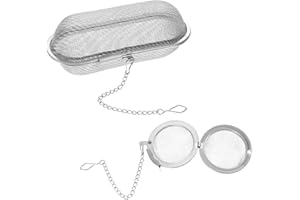 TIESOME 2 sztuki ultradźwiękowych koszy do czyszczenia – stal nierdzewna, ultradźwiękowe urządzenie czyszczące, sitko sieciowe, kosz do czyszczenia biżuterii, pierścionków, zegarków, małych części,