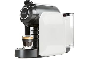 DELTA CAFÉS Delta Q - Qool Evolution Blanca - Cafetera para Cápsulas Delta Q - Sencilla y Practica - Diseño Elegante y Fácil de Usar - Potencia 1200 W - Dimensiones 152 x 281 x 374 mm