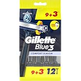 Gillette Blue3 Slalom Use Horse Razor 12 pack