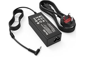 GVKRLXZ 45W 19.5V 2.31A for HP Laptop Charger 741727-001 Blue Tip, HP Pavilion x360 11 13 15,HP Stream 11 13 14 Series HP 15-f211wm 15-f233wm 15-f278nr with UK Adapter Power Supply (4.5x 3mm)