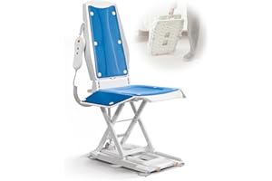 ‎VOCIC VOCIC Elektrische Aufstehhilfe mit Rollen, tragbarer Hebesitz 0–50 cm, klappbar, bis 140 kg belastbar, erleichtert Aufstehen vom Boden, ideal für Zuhause