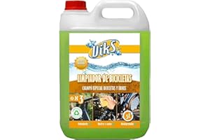 Viks | Limpiador de Bicicletas | Bike Cleaner | Champu Bici eBikes Neutro y Suave | Válido para Carbono, Aluminio, etc | Limpiador de Cuadros | 5L