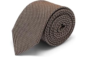 BRERA 67 Cravatta Uomo Elegante in Lana e Seta | Cravattino per Completo 148x8 | Cravatte Slim per Vestito da Cerimonia e per Abiti da Lavoro