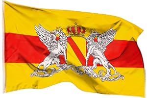 PHENO FLAGS Baden Flagge 90x150cm - wetterbeständige Fahne mit Messingösen, 100% Polyester, robuste Doppelnaht & in lebendigen Farben - ideal für Flaggen-Liebhaber