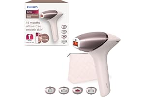 ‎PHILIPS DOMESTIC APPLIANCES Philips Lumea IPL 9900 Series Haarentfernungsgerät mit SenseIQ & SkinAI Technologie – Alternative zur Laserhaarentfernung – 4 Aufsätze für Körper, Gesicht, & Präzisionsbereiche, kabellos (BRI951/00)