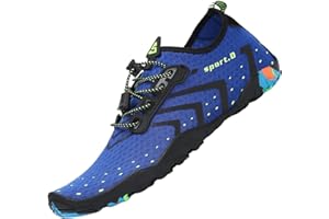 SAGUARO Buty do wody dla kobiet i mężczyzn, buty plażowe, mokre buty, lekkie buty do wody, buty do pływania, szybkoschnące, do surfowania, nurkowania, żeglarstwa, basenu, kajaka, Gr.2.5-13