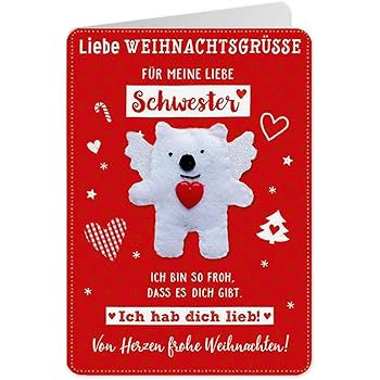 Sheepworld 90482 Klappkarte Mit Umschlag Weihnachten