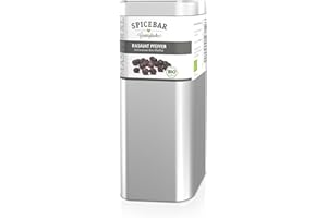 ‎SPICEBAR GEWÜRZKÜCHE Spicebar Gewürzküche Schwarzer Pfeffer ganz, 400g in Premium BIO Qualität, für die Mühle geeignet