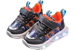 SHININGUPUP Clearance Toddler Trainers Size 8 Girls Children's Sneakers Charged Breathable Soft Sole Strap Collision Color for 1 to 6 Years Sales Today Kids Trainers UK Size Kids Trainers Size 9 Girls