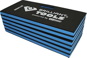 BRILLIANT TOOLS BT156920 Składana mata ochronna dla mechaników, 1200 x 400 x 23 mm [Powered by KS TOOLS]