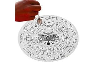WEITING divination pour ravidoce pendule en bois | Fournitures sorcellerie d'autel Wiccan - Outils divinatoires pour pratiques spirituelles et occultes, Reiki Energy