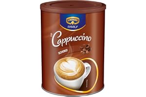 KRÜGER Family Cappuccino choklad, snabbkaffe, 450 g burk | aromatiserat dryckespulver