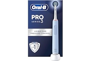 Oral-B Pro 3 Electric Toothbrushes For Adults, Oral B Electric Toothbrush, 1 Cross Action Toothbrush Head, 3 Modes with Teeth Whitening, Electric Toothbrush Oral B, 2 Pin UK Plug, 3000, Blue