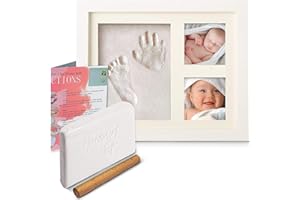 SORELI Baby Shower Gifts (UK COMPANY) Baby Footprint Kit And Handprint Picture Frame Baby Gifts Newborn Essentials