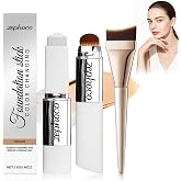 Korean Color Changing Base Stick,Color Changing Foundation Stick | 2 in 1 Concealer Makeup Foundation with Brush Head + Makeu