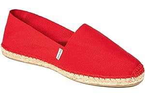 weltenmann Formentera – Espadrilles Slip-on Classiques en Coton avec Sac en Tissu, 41-46, Handmade in Spain