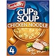Batchelorss Cup-a-Soup, Chicken Noodle, Free From Artificial Colours and Preservatives 4 Sachet 94gm (Imported)