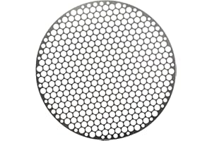 DRHOMEAM Rejilla redonda de acero inoxidable, parrilla redonda para barbacoa, rejilla de malla de alambre para utensilios de cocina de camping al aire libre, parrilla redonda para barbacoa (26 cm)