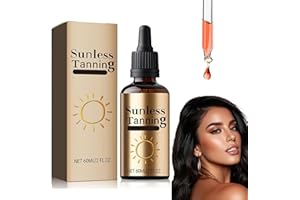 YXTECD Bräunungstropfen, Sunless Tanning Drops, Bronzing Bräunungsöl Selbstbräuner Tropfen, Tanning Drops zur Natürlichen Steigerung des Melanins, Verbessern Ihren Hautton(60ml)