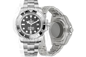 skoko [2 Pack Full Body Protection Film Compatible with Rolex Sea Dweller Deepsea 44mm (1.73inch), Glossy Clear Skin, Full Coverage, Anti Scartch