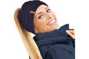 TOSKATOK Bonnet thermique en peluche pour femme avec doublure en polaire