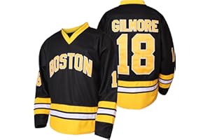 MESOSPERO QCBW - Maglia da Hockey con Scritta 18 Happy Gilmore Sanders, da Uomo, Taglie S-XXXL