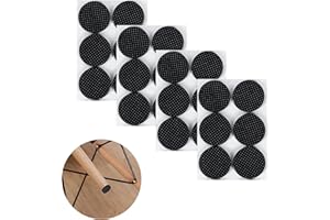 NPQ 24PCS Furniture Pads,50mm Size,Non Slip Pads,Adhesive Furniture Grippers, Anti-skid & Scratch Prevention for Hardwood Floors & Kitchen Appliances,Tiles,Chairs Table Legs and Sofas