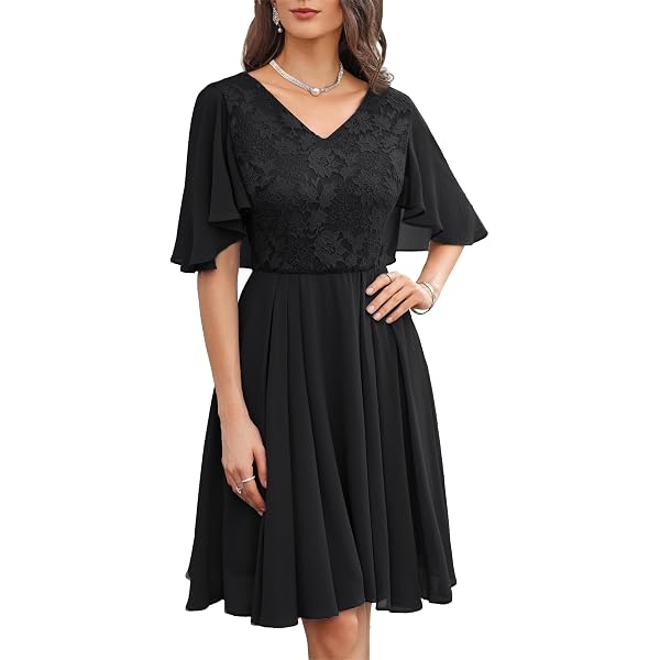 Sommerkleid Mit Blumenmuster V-Ausschnitt Böhmisch Produktbild-Vorschau 3